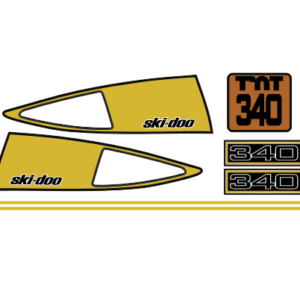Dekalsats Ski-doo T´nt 340 1975